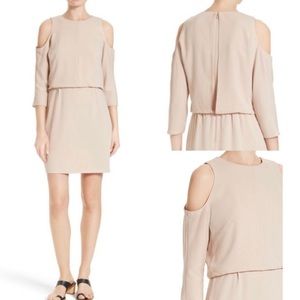 Tibi Savanna beige work dress, size 4